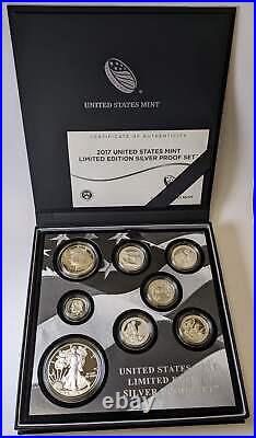 2017 LTD ED SILVER PROOF SET 8-pc