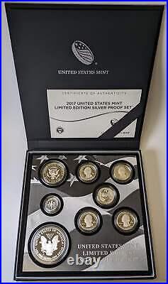 2017 LTD ED SILVER PROOF SET 8-pc