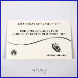 2017 Limited Edition Silver 8 Piece Proof Set OGP COA SKUCPC3626
