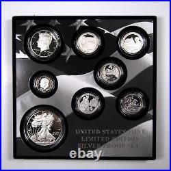 2017 Limited Edition Silver Proof 8 Coin Set OGP COA SKUCPC2789