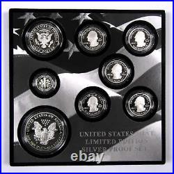 2017 Limited Edition Silver Proof 8 Coin Set OGP COA SKUCPC3715