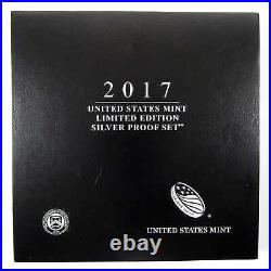 2017 Limited Edition Silver Proof 8 Coin Set OGP COA SKUCPC3715