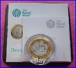 2017 Nations Of The Crown Uk £1 Piedfort Silver Proof Coin