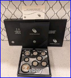 2017 S Proof Silver Eagle Limited Edition Proof Set In Ogp