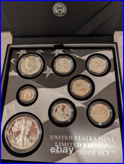 2017 S Proof Silver Eagle Limited Edition Proof Set In Ogp