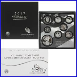 2017 S Proof Silver Eagle Limited Edition Proof Set In Ogp Ships Same Day 17rc