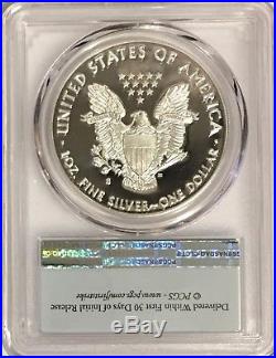 2017 S Proof Silver Eagle Pcgs Pr70 First Day Flag Limited Edition Proof Set