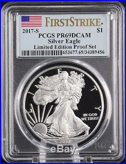 2017 S Silver Eagle Limited Edition Proof PCGS PR 69 DCAM First Strike