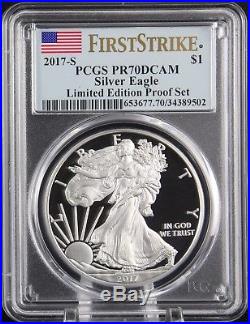2017 S Silver Eagle Limited Edition Proof PCGS PR 70 DCAM First Strike