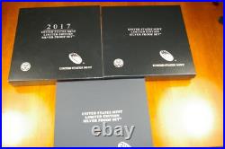 2017 S US MINT LIMITED EDITION SILVER PROOF SET With 50C NGC PF 69 (MISSING EAGLE)
