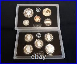 2017 SILVER Proof Set. Original as minted by U. S. Mint 10 coins total