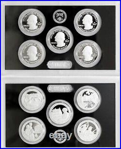 2017 Silver Proof Set Limited Edition Quarters No Box or COA