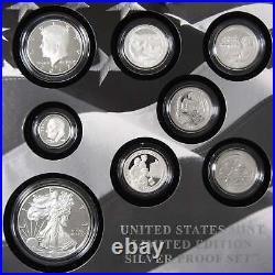 2017 U. S Mint Limited Edition Silver Proof 8 Piece Set Collectible OGP COA