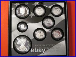 2017 U. S. Mint Limited Edition Silver Proof Set Proof Set 8 Coins with COA
