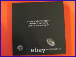 2017 U. S. Mint Limited Edition Silver Proof Set Proof Set 8 Coins with COA