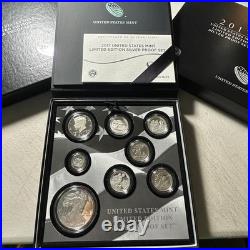 2017 US Mint Ltd Edition Silver Proof Set Silver Coins x8 OGP & COA (90600)