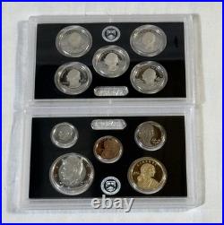 2017 US Mint Silver Proof Set Complete Box COA 90% Silver Coins S Mint