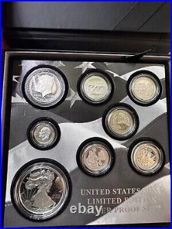 2017 United States Mint Limited Edition Silver 8 Piece Proof Set