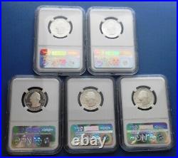 2017 Us Mint Limited Edition 8-coin Silver Proof Set. Ngc Certified. Pf69 Uc. Fr