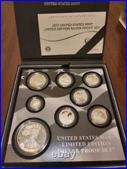 2017 limited edition silver proof set