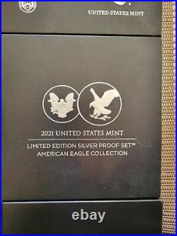 2018 2023 Complete Us Mint Limited Edition Silver Proof Sets -6- Proof Eagles