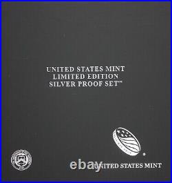 2018 Limited Edition Silver Proof Set Exact Coins In Pics Mint Box & COA 8025