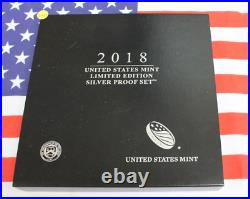 2018 Limited Edition Silver Proof Set United States Mint (Z424)