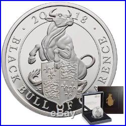 2018 Royal Mint The Black Bull of Clarence UK £2 1oz Silver Proof Coin