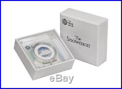 2018 Royal Mint The Snowman 50p Fifty Pence Silver Proof Coin Box Coa