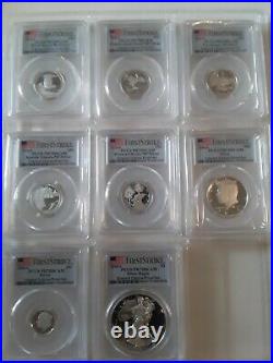 2018 S Limited Edition Silver Proof Set 8 Coins PCGS PR70 FIRST STRIKE