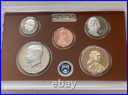 2018 S San Francisco Mint Silver Reverse Proof Set 10 Coins with Box & COA