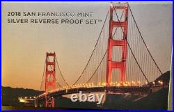 2018 S San Francisco Mint Silver Reverse Proof Set OGP COA 50th Anniv