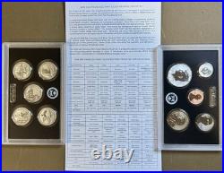 2018 S San Francisco Mint Silver Reverse Proof Set OGP COA 50th Anniv