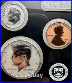 2018 S San Francisco Mint Silver Reverse Proof Set OGP COA 50th Anniv