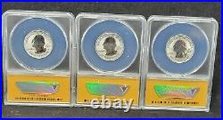 2018-S Silver Reverse Proof 50th ANNIVERSARY Coin Set ANACS RP70 (G674)