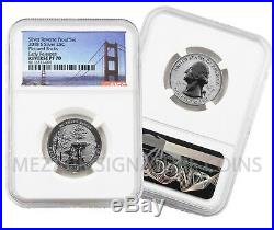 2018-S Silver Reverse Proof 50th Annv Set Early Releases Reverse PF70 NGC Bridge
