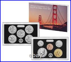 2018-S Silver Reverse Proof Set US Mint With Box COA OGP 10 Coin