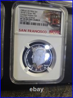2018 S Silver Us Mint Set. Limited Edition First Release. Ngc Pf70 Ultra Cameo