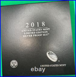 2018-S U. S. Mint Limited Edition Silver Proof Set