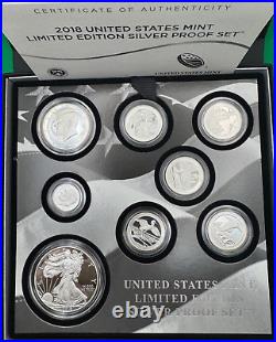 2018-S U. S. Mint Limited Edition Silver Proof Set