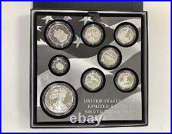 2018 S U. S. Mint Limited Edition Silver Proof Set WithBox & COA