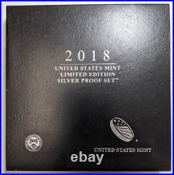 2018 S US Mint Limited Edition Silver Proof Set