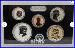2018 S US Mint Silver Reverse Proof Set 10 Coins with Box & COA 50th Anniversary