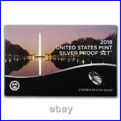 2018 Silver Proof Set U. S. Mint Original Government Packaging OGP and COA