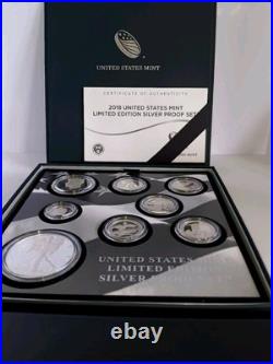2018 US Mint Limited Edition Silver Proof Set Dime, Quarters, Half, Silver Eagle 2018 US Mint Limited Edition Silver Proof Set Dime, Quarters, Half, Silver Eagle