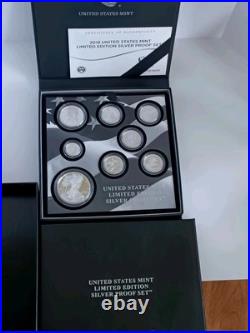 2018 US Mint Limited Edition Silver Proof Set Dime, Quarters, Half, Silver Eagle 2018 US Mint Limited Edition Silver Proof Set Dime, Quarters, Half, Silver Eagle