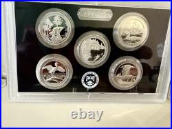 2018 US Mint Silver Proof 10-Coin Set with Box and COA