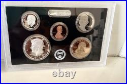 2018 US Mint Silver Proof 10-Coin Set with Box and COA