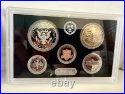 2018 US Mint Silver Proof 10-Coin Set with Box and COA