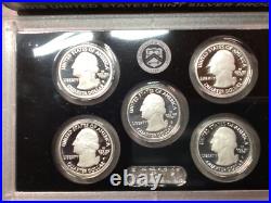 2018 US Mint Silver Proof Set with 10 Coin OGP and COA 102222 06ek